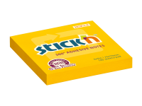 Lipnūs lapeliai STICK´N, 360°, 76 x 76 mm, 100 lapelių, oranžiniai