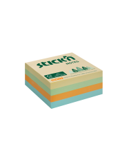 Lipnūs lapeliai STICK´N, FSC, 76 x 76 mm, 400 lapelių, įvairių šviesių spalvų