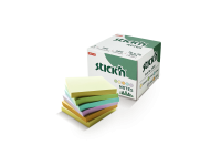 Lipnūs lapeliai STICK´N, FSC, 76 × 76 mm, 600 lapelių, įvairių pastelinių spalvų