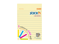 Lipnūs lapeliai STICK´N MAGIC, 150 × 101 mm, 90 lapelių, įvairių pastelinių spalvų