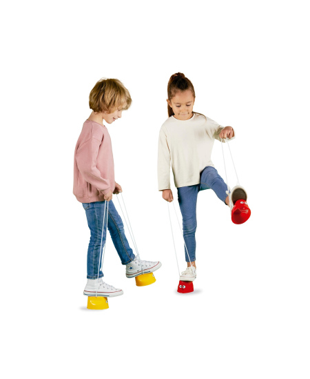 Vaikščiojimo kalvelės su virvele Apli Kids