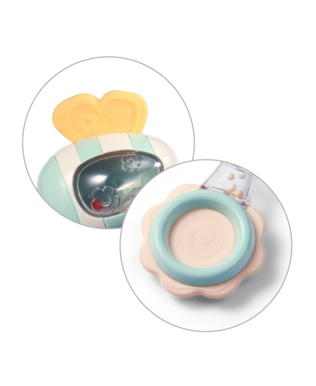 Barškutis BABYONO, su kramtuku, bitė, 1591