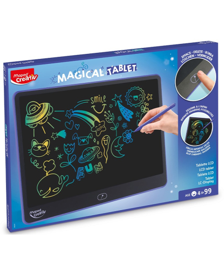 Spalvota LCD piešimo lenta MAPED Creativ Magical Tablet Maxi