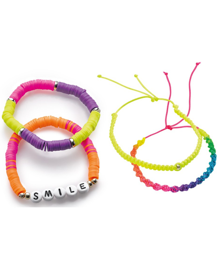 Apyrankių meistravimo komplektas MAPED Creativ ImaginStyle, neoninis