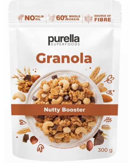 Granola PURELLA, su riešutais, 300 g
