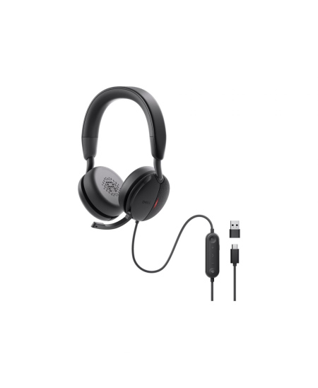 Dell | Pro On-Ear Headset | WL5024 | Built-in microphone | Wireless | ANC | Black