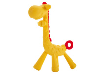 Bocioland kramtukas silikoninis žirafa geltonas raudonas BL804