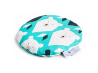 Bocioland vyšnių kauliukų pagalvėlė juoda, lokys, BOC0181