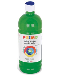 Akriliniai dažai PRIMO, tamsiai žalios spalvos, 1000 ml
