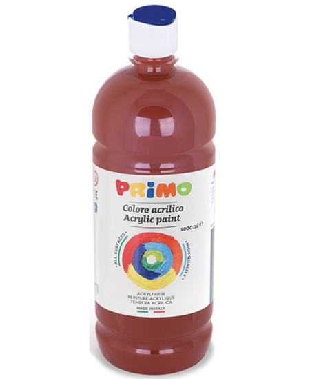 Akriliniai dažai PRIMO, rudos spalvos, 1000 ml