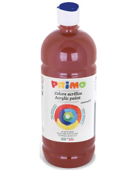 Akriliniai dažai PRIMO, rudos spalvos, 1000 ml