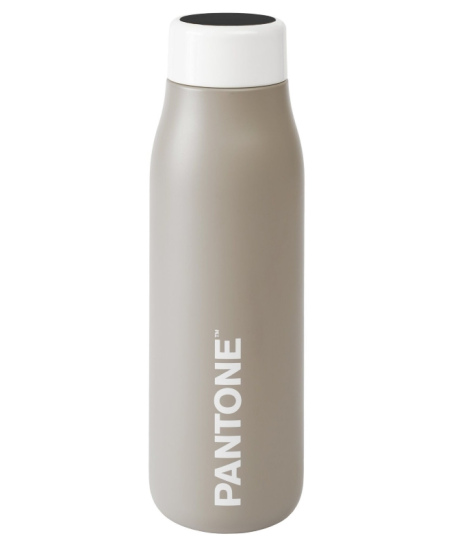 Termogertuvė su skaitmeniniu ekranu PANTONE, pilkos spalvos, 500 ml