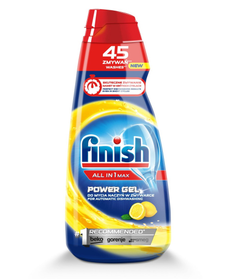 FINISH LEMON gelis indaplovėms, 900 ml