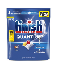 FINISH QUANTUM ALL IN 1 LEMON indaplovių kapsulės, 35 vnt
