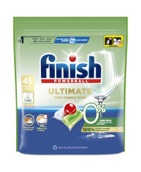 FINISH ULTIMATE 0% indaplovių kapsulės, 45 vnt