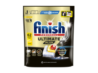 FINISH ULTIMATE PLUS LEMON indaplovių kapsulės, 62 vnt