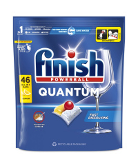 FINISH QUANTUM ALL IN 1 LEMON indaplovių kapsulės, 46 vnt