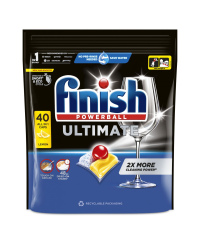 FINISH ULTIMATE LEMON indaplovių tabletės, 40 vnt