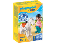 PLAYMOBIL 1.2.3 "Jojikas su žirgu", 70404