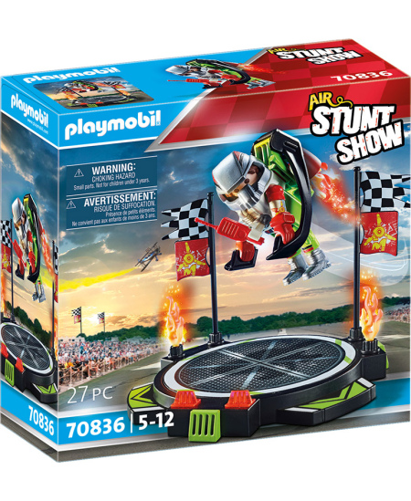 PLAYMOBIL Air Stunt Show "Kaskadininkas su reaktyvine skraidykle", 70836