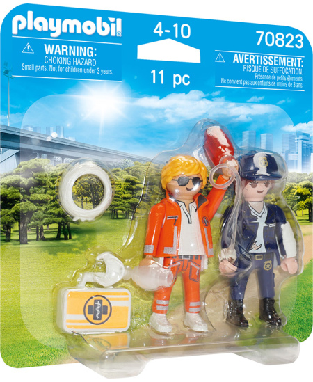 PLAYMOBIL City Action DuoPack "Policininkas ir gydytojas", 70823