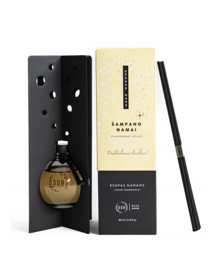 Namų kvapas su lazdelėmis ODORO, Šampano namai, 90 ml