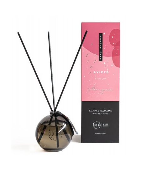 Namų kvapas su lazdelėmis ODORO, „Avietė", 90 ml