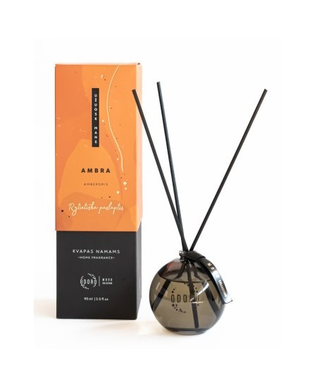 Namų kvapas su lazdelėmis ODORO, Ambra, 90 ml