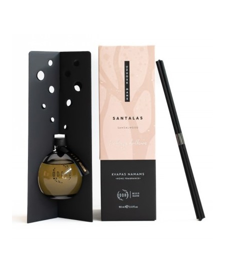 Namų kvapas su lazdelėmis ODORO, Santalas, 90 ml