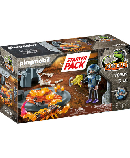 PLAYMOBIL Dino Rise Starter Pack "Ugninis skorpionas", 70909