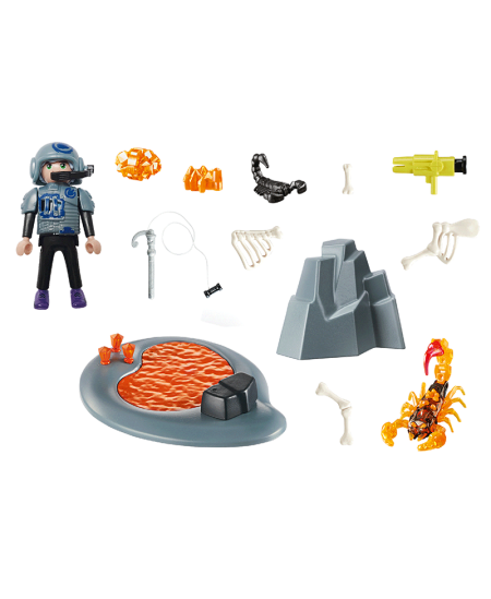 PLAYMOBIL Dino Rise Starter Pack "Ugninis skorpionas", 70909