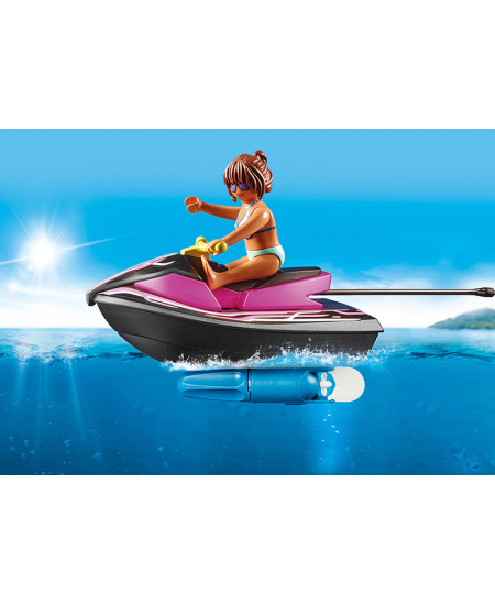 PLAYMOBIL Family Fun Starter Pack "Vandens motociklas ir bananų valtis", 70906