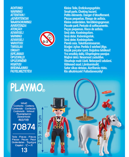 PLAYMOBIL Special Plus "Žirgų dresuotojas", 70874