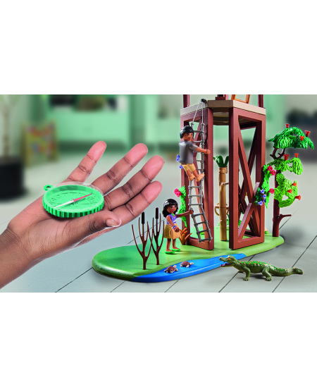 PLAYMOBIL Wiltopia "Tyrinėjimų bokštas su kompasu", 71008
