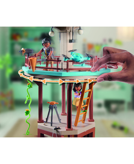 PLAYMOBIL Wiltopia "Tyrinėjimų bokštas su kompasu", 71008