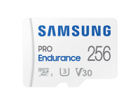 Samsung PRO Endurance MB-MJ256KA/EU 256 GB, MicroSD Memory Card, Flash memory class U3, V30, Class 10, SD adapter