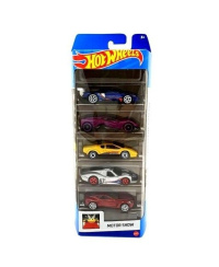 HOT WHEELS MOTOR SHOW automobilių rinkinys 5 vnt