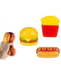 Fast food antistresinis didelis suspaudžiamas žaislas 12 cm