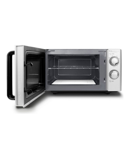 Caso Ecostyle Ceramic 03316 Free standing, Grill,  Intuitive control using rotary knobs, 700 W, Black/Silver, Defrost function