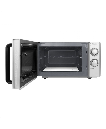 Caso Ecostyle Ceramic 03316 Free standing, Grill,  Intuitive control using rotary knobs, 700 W, Black/Silver, Defrost function