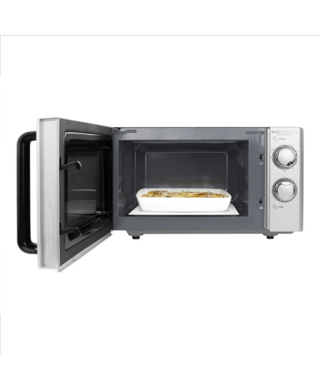 Caso Ecostyle Ceramic 03316 Free standing, Grill,  Intuitive control using rotary knobs, 700 W, Black/Silver, Defrost function