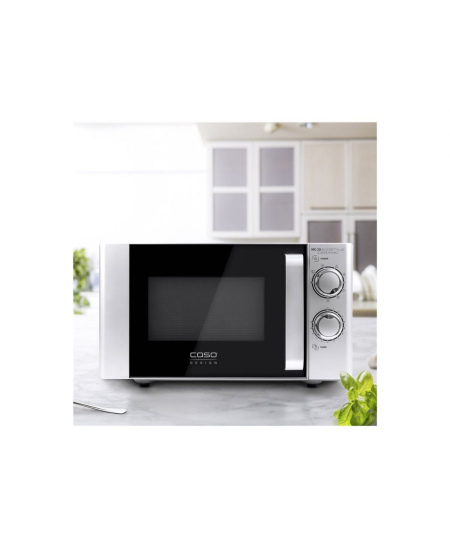 Caso Ecostyle Ceramic 03316 Free standing, Grill,  Intuitive control using rotary knobs, 700 W, Black/Silver, Defrost function