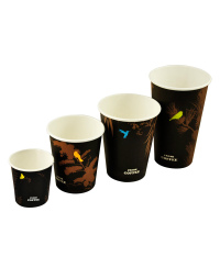 Vienkartiniai puodeliai COFFEE, popieriniai, 236 ml, D80 mm, 50 vnt.