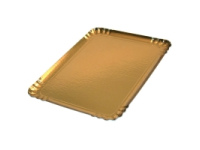 Vienkartiniai padėklai CATERING, aukso sp., 42 x 28 cm, 25 vnt.