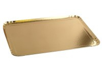 Vienkartiniai padėklai CATERING, aukso sp., 28 x 19 cm, 25 vnt.