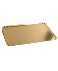 Vienkartiniai padėklai CATERING, aukso sp., 28 x 19 cm, 25 vnt.