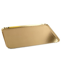 Vienkartiniai padėklai CATERING, aukso sp., 34x25 cm, 25 vnt.