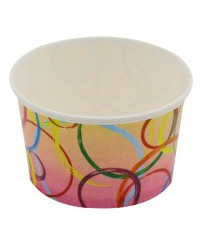 Vienkartinis indelis ledams, popierinis, 150 ml, D86 mm, H 50 mm, 50 vnt.