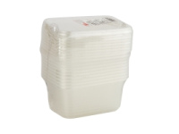 Indelis salotoms su dangteliu, stačiakamp., PP, 250 ml, 10,8x8x5,1 cm, 10 vnt.