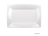 Vienkartinės lėkštės NICE, PP, baltos 34,5x23 cm, 6 vnt